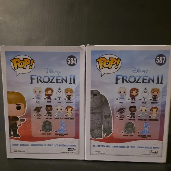 Funko Pop! Frozen II Kristoff and Earth Giant Figures - Picture 7 of 8